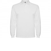 Рубашка поло Estrella детская с длинным рукавом, белый