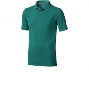 Calgary мужская футболка-поло с коротким рукавом, изумрудный
