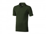 Calgary мужская футболка-поло с коротким рукавом, армейский зеленый