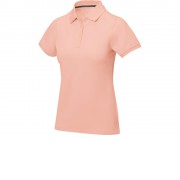 Calgary женская футболка-поло с коротким рукавом, pale blush pink