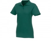 Женское поло Helios с коротким рукавом, зеленый лесной