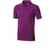 Calgary мужская футболка-поло с коротким рукавом, темно-фиолетовый