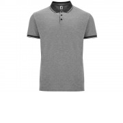 Рубашка поло Bowie мужская, меланжевый черный