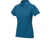Calgary женская футболка-поло с коротким рукавом, tech blue (деним)