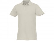 Мужское поло Helios с коротким рукавом, светло-серый