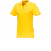Женское поло Helios с коротким рукавом, желтый