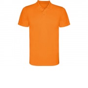 Рубашка поло Monzha мужская, неоновый оранжевый