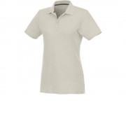 Женское поло Helios с коротким рукавом, светло-серый