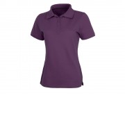Calgary женская футболка-поло с коротким рукавом, темно-фиолетовый