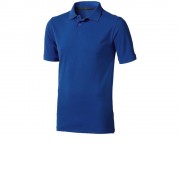 Calgary мужская футболка-поло с коротким рукавом, синий