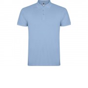Рубашка поло Star мужская, небесно-голубой