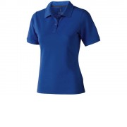Calgary женская футболка-поло с коротким рукавом, синий