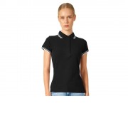 Рубашка поло Erie женская, черный