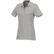 Женское поло Helios с коротким рукавом, серый яркий