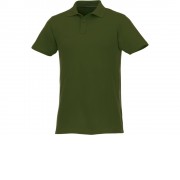 Мужское поло Helios с коротким рукавом, зеленый армейский