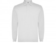 Рубашка поло Carpe детская с длинным рукавом, белый