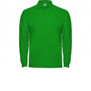 Рубашка поло Estrella мужская с длинным рукавом, травянисто-зеленый