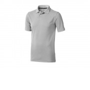 Calgary мужская футболка-поло с коротким рукавом, серый меланж