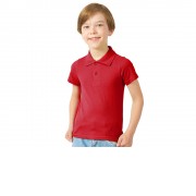 Рубашка поло First детская, красный