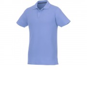 Мужское поло Helios с коротким рукавом, светло-синий