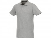 Мужское поло Helios с коротким рукавом, серый яркий