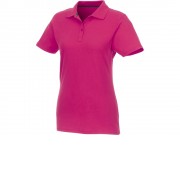 Женское поло Helios с коротким рукавом, фуксия