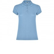 Рубашка поло Star женская, небесно-голубой