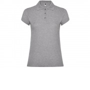 Рубашка поло Star женская, серый меланж