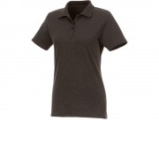 Женское поло Helios с коротким рукавом, темно-серый