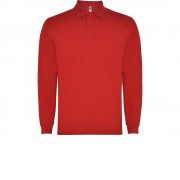 Рубашка поло Carpe мужская с длинным рукавом, красный