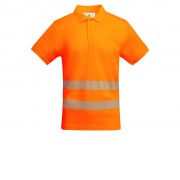 Рубашка поло Atrio мужская, неоновый оранжевый