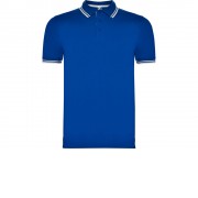 Рубашка поло Montreal мужская, королевский синий/белый