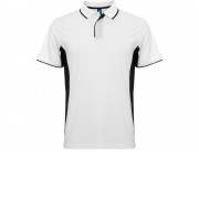 Рубашка поло Montmelo мужская с длинным рукавом, белый/черный