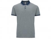 Рубашка поло Bowie мужская, меланжевый нэйви