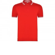 Рубашка поло Montreal мужская, красный/белый