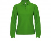 Рубашка поло Estrella женская с длинным рукавом, травянисто-зеленый