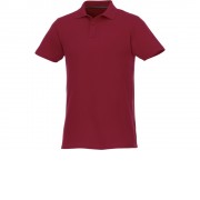 Мужское поло Helios с коротким рукавом, бургунди