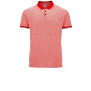 Рубашка поло Bowie мужская, меланжевый красный