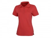 Calgary женская футболка-поло с коротким рукавом, красный
