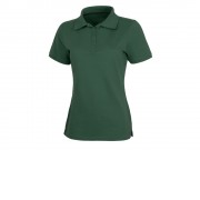 Calgary женская футболка-поло с коротким рукавом, изумрудный