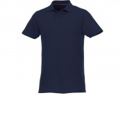 Мужское поло Helios с коротким рукавом, темно-синий