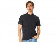 Поло с эластаном Chicago, 200гр пике, черный