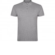Рубашка поло Star мужская, серый меланж