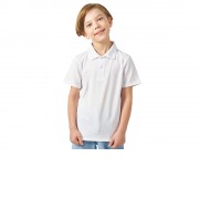 Рубашка поло First детская, белый