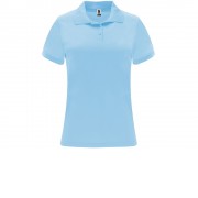 Рубашка поло женская Monzha, небесно-голубой