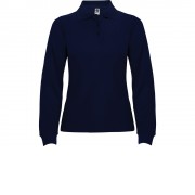 Рубашка поло Estrella женская с длинным рукавом, нэйви