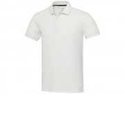Emerald поло унисекс с коротким рукавом из переработанных материалов Aware™. - Белый