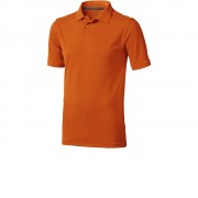 Calgary мужская футболка-поло с коротким рукавом, оранжевый