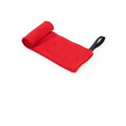 Полотенце CALPE из микрофибры, красный