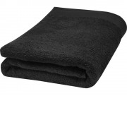 Полотенце для ванны Ellie из хлопка плотностью 550 г/м2 и размером 70x140 см, черный